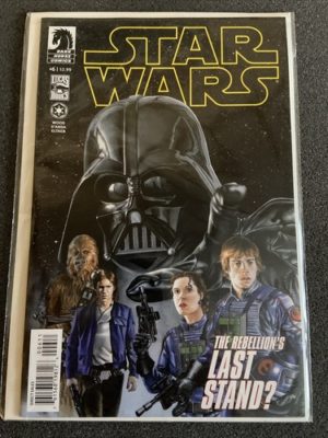 Dark Horse Comics Star Wars #6 Vader Cover Lovely Condition