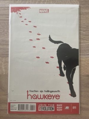 Marvel Comics Hawkeye #11 2013 1st Lucky The Pizza Dog Key