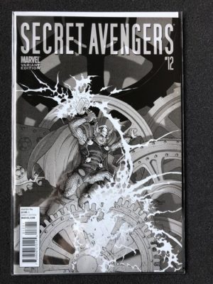 Marvel Comics Secret Avengers #12 Kaluta Variant 1:15 Thor In Hollywood GC