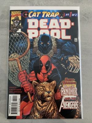 Marvel Comics Dead-Pool #44 Killmonger Cat Trap KEY 2000