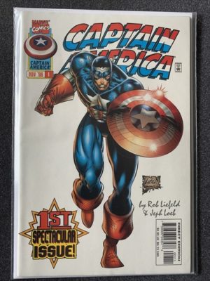 Marvel Comics Captain America #1 1996 Lovely Condition