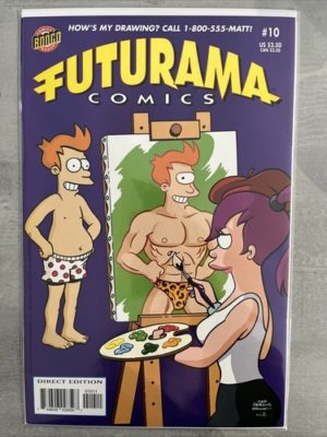 Bongo Comics Futurama # 10 Low Print Run Simpsons Lovely Condition