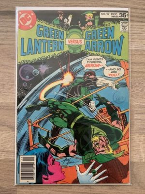 DC Comics Green Lantern Versus Green Arrow #99 Bronze 1977 Lovely Condition