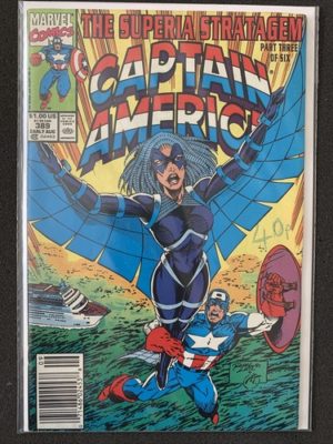 Marvel Comics Captain America #389 Rare Newsstand Variant Lovely Condition