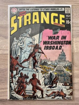 DC Comics Adam strange #223 Bronze Age Lovely Condition 1973