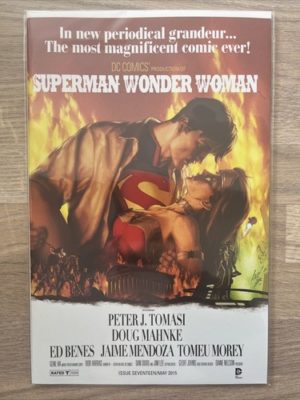 DC Comics Superman Wonderwoman #17 Movie Poster variant New 52