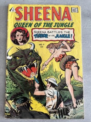 IW Comics Sheena Queen Of The Jungle #9 1963 Silver Age