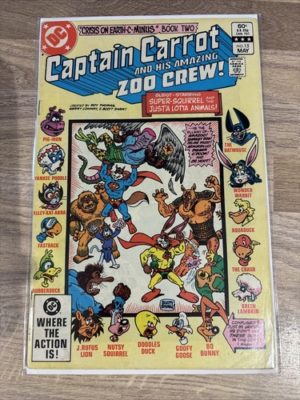 DC Comics Captain Carrot And His Amazing Crew #15 1983 Bronze Age Rare In UK