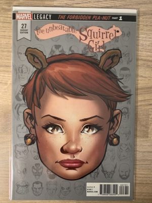 Marvel Comics The Unbeatable Squirrel Girl #27 2018 Headshot 1:10 Variant