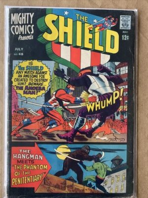 Mighty Comics The Shield #48 1967 silver age Lovely Condition