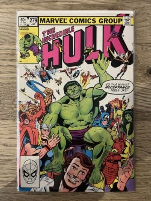 Marvel Comics Incredible Hulk #279 1982 Bronze Age