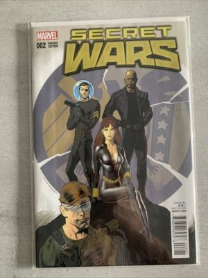 Marvel Comics Secret Wars #2 Cover E Variant Scarce Shield 2015