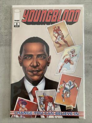 Image Comics Youngblood #8 Key Obama Liefied Cover 2009