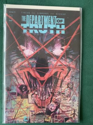 Image Comics The Departmemt of Truth #3 1:10 Variant