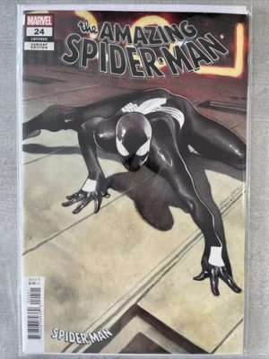 Marvel Comics Amazing Spider-Man #24 2019 Oliver Coipel Variant Black Suit