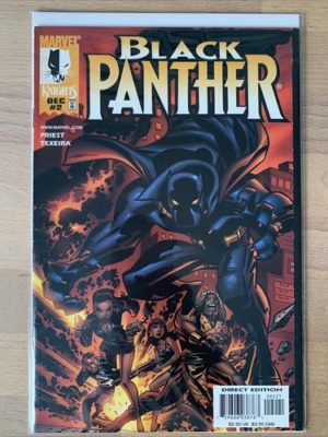 Marvel Comics Black Panther #2 2nd Print Variant 1998