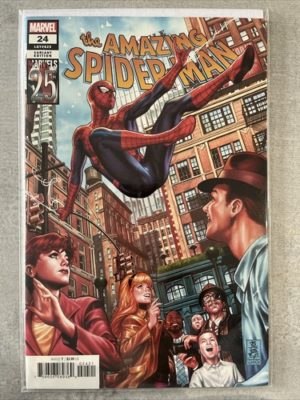 Marvel Comics Amazing Spider-Man #24 2019 Brooks Tribute Variant