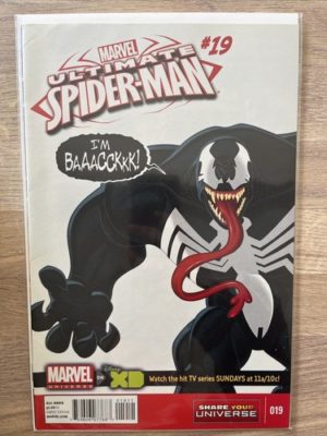 Marvel Comics Ultimate Spider-Man #19 Disney XD Animated Universe Venom Rare