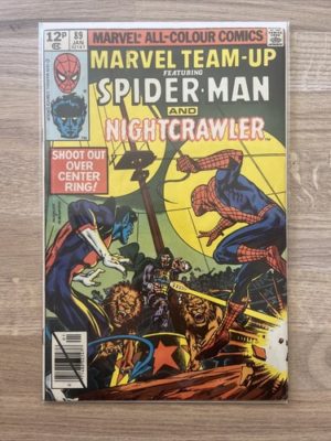 Marvel Comics Marvel Team-up ft Spider-Man And Nightcrawler #89 1980 Bronze Age
