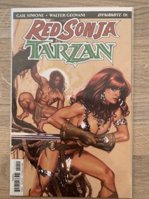 Dynamite Comics Red Sonja Tarzan #1 Adam Hughes Cover 2018