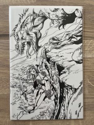 Dynamite Comics Killing Red Sonja #5 Castro Sketch Virgin Variant