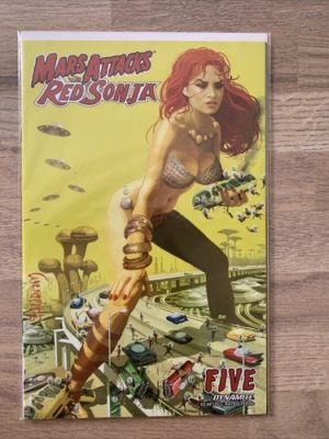 Dynamite Comics Mars Attacks Red Sonja #5 Suydam Homage Cover HOT 2020