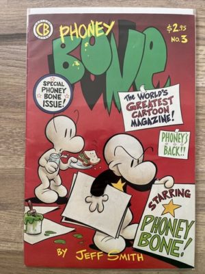 Cartoon Books Comics Bone #3 1993 5th Printing Variant
