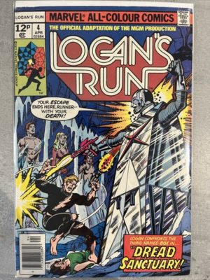 Marvel Comics Logan Runs #4 1977 Bronze Age