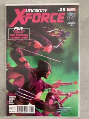 Marvel Comics Uncanny X-Force #25 1st App Omega Clan KEY  2010