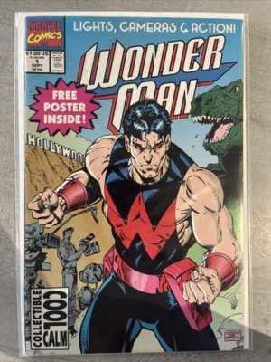Marvel Comics Wonder Man #1 1991 With Poster