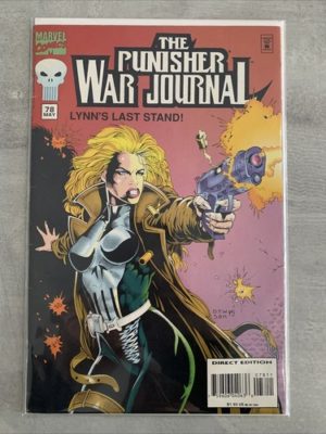 Marvel Comics The Punisher War Journal #78 Lynn Michaels As Punisher Low Print
