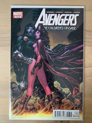 Marvel Comics Avengers #7 KEY Doom And Scarlet Witch 2011