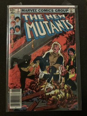 Marvel Comics The New Mutants #4 Newsstand Variant Bronze Age Solid Condition