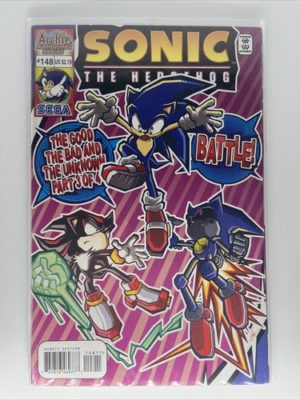 Archie Sega Comics Sonic the Hedgehog #148 Low Print Runs Scarce In UK 🔥🔥