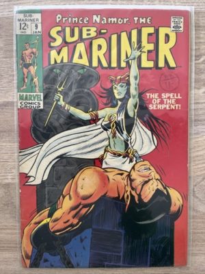 Marvel Comics Sun-Mariner #9 1969 Silver Age