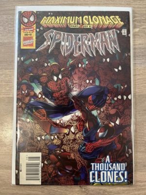 Marvel Comics Spider-Man Maximum Clonage #61 1995 Very Rare Newsstand Variant