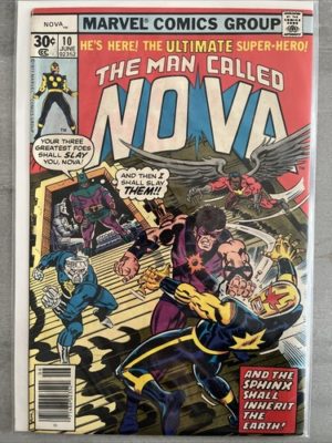 Marvel Comics The Man Called Nova #10 1977 Bronze Age