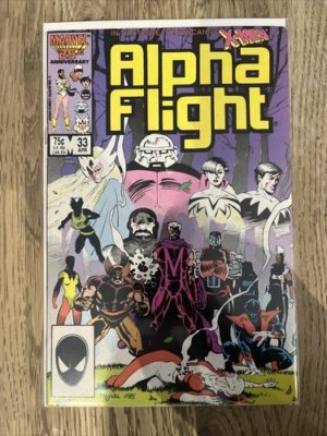 Marvel Comics Alpha Flight #33 1st App Lady Deathstrilce
