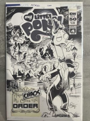IDW Comics My LittlePony From ChaosComes Order #50 Artist Edition Cover Variant