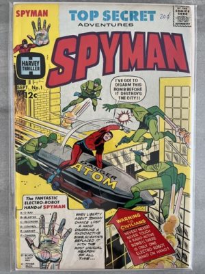 Marvel Comics Spyman #1 1966 Silver Age 1st Steranko Art