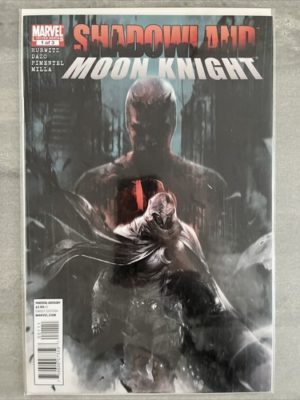 Marvel Comics Shadow And Moon Knight #1 2010 Mattina Cover