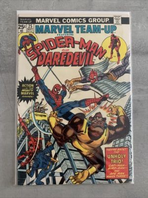 Marvel Comics Marvel Team-Up Spider-Man Daredevil  #25 Mark Jewellers Insert