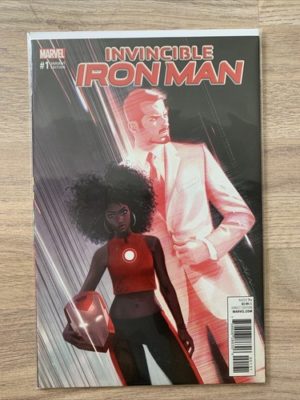Marvel Comics Invincible Iron Man #1 Very Rare 1:25 Jeff Deal Variant