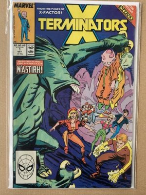 Marvel Comics X Terminators #1 1988 Bronze Age