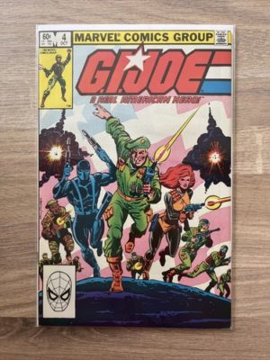 Marvel Comics G.I.Joe #4 1982 Bronze Age