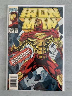 marvel comics Iron Man #306 1994 Rare Newsstand Variant