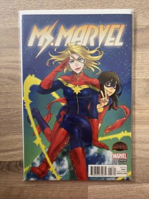 Marvel Comics Ms.Marvel #18 Retsu Tateo Manga Variant Scarce