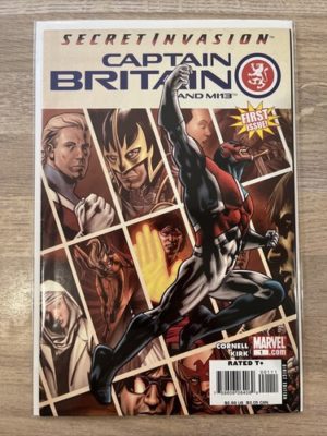 Marvel Comics Captain Britain #1 2008 1st App Faiza Hussain Key