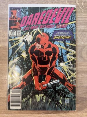 Marvel Comics Daredevil The Man Without Fear  #272 1989 Newsstand Variant Romita