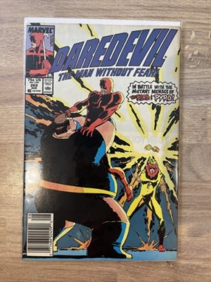 Marvel Comics Daredevil The Man Without Fear  #269 1989 Newsstand Variant